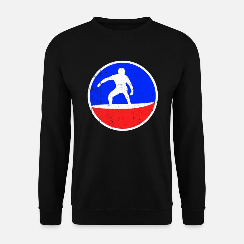 Logo de surf - Sweat-shirt Unisexe - noir
