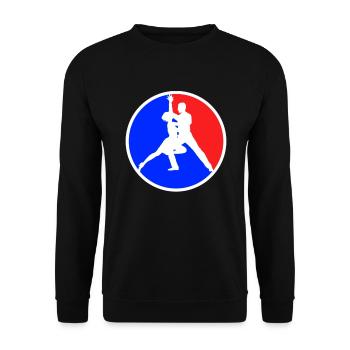 Logo de danse - Sweat-shirt Unisexe - noir - Devant - Alina (178cm) & Michal (187cm)