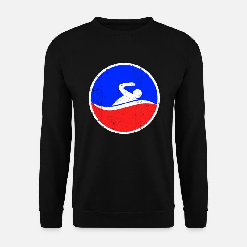 Swimming Logo - Unisex Sweatshirt - black