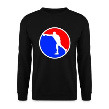 Logo des boîtes - Sweat-shirt Unisexe - noir - Devant - Alina (178cm) & Michal (187cm)