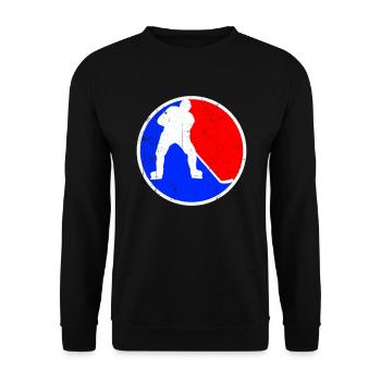 Logo du hockey sur glace - Sweat-shirt Unisexe - noir - Devant - Alina (178cm) & Michal (187cm)