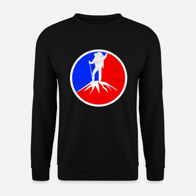 Bergsteigen Logo - Unisex Pullover - Schwarz