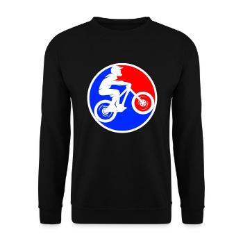 Logo du vélo de montagne - Sweat-shirt Unisexe - noir - Devant - Alina (178cm) & Michal (187cm)