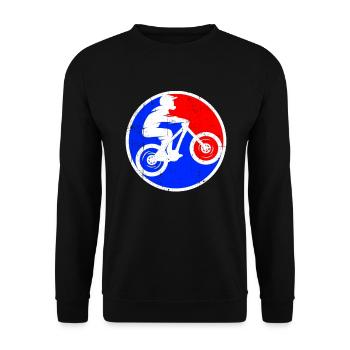 Logo du vélo de montagne - Sweat-shirt Unisexe - noir - Devant - Alina (178cm) & Michal (187cm)