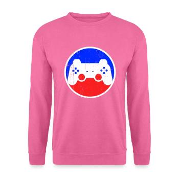 Logo de jeu - Sweat-shirt Unisexe - rose - Devant