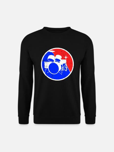 Drums Logo - Unisex Sweatshirt - black