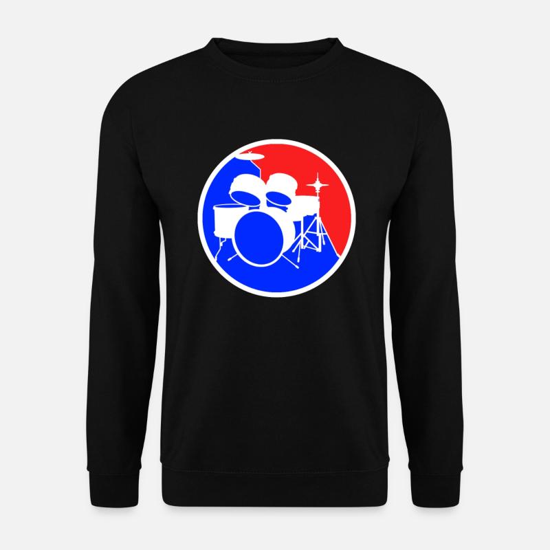 Drums Logo - Unisex Sweatshirt - black