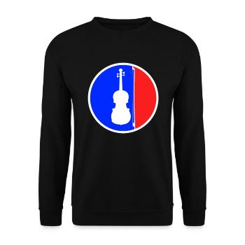 Logo du violon - Sweat-shirt Unisexe - noir - Devant - Alina (178cm) & Michal (187cm)