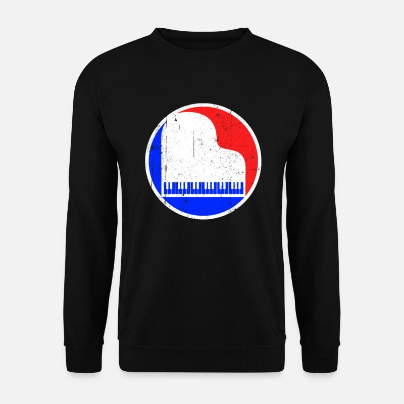 Piano Logo - Unisex Sweatshirt - black