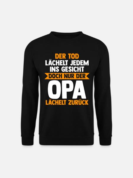 Großvater Großpapa Opi Opa - Unisex Pullover - Schwarz