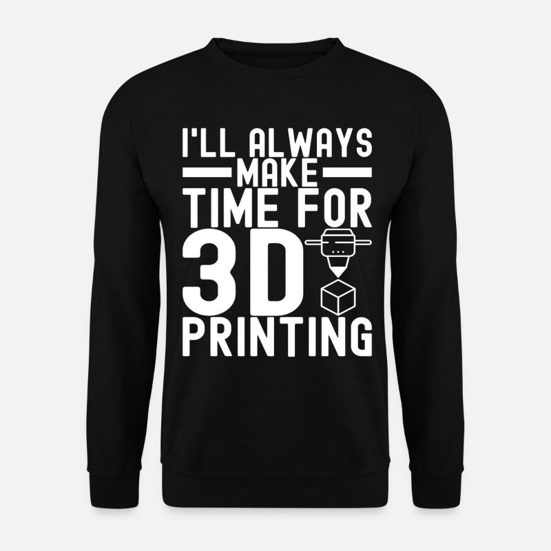 3D printing - Unisex Sweatshirt - black