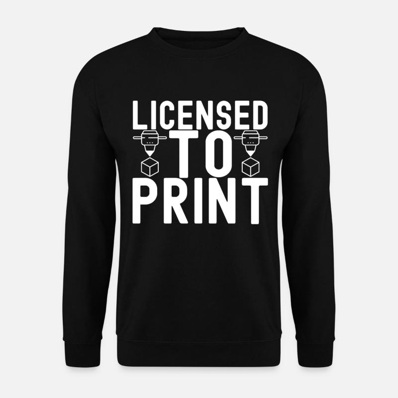 3D printing - Unisex Sweatshirt - black