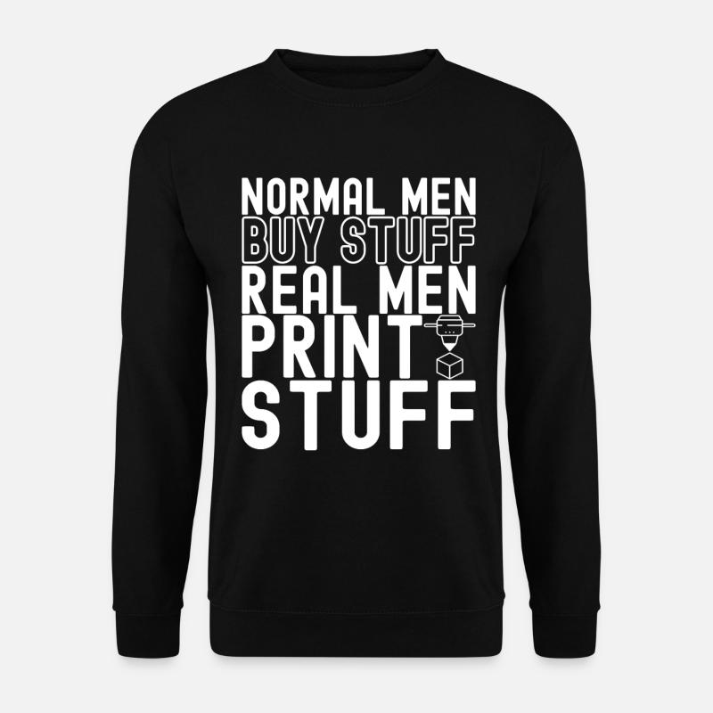 Impression 3D - Sweat-shirt Unisexe - noir