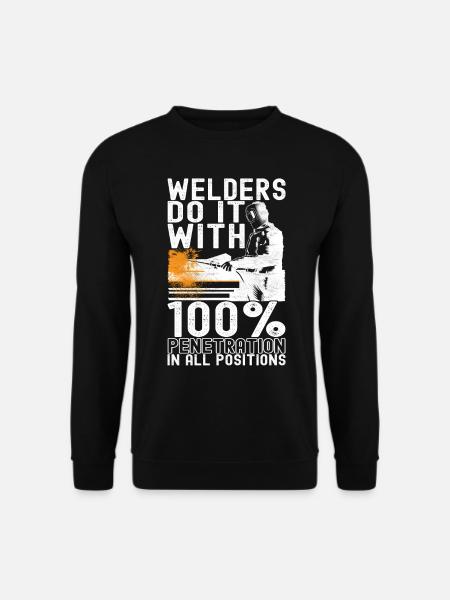 Schweißer Schweißen - Unisex Pullover - Schwarz