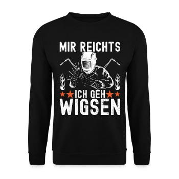 Soudage par soudeur - Sweat-shirt Unisexe - noir - Devant - Alina (178cm) & Michal (187cm)