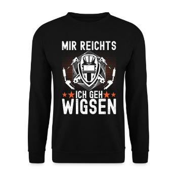 Soudage par soudeur - Sweat-shirt Unisexe - noir - Devant - Alina (178cm) & Michal (187cm)