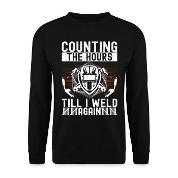 Soudage par soudeur - Sweat-shirt Unisexe - noir - Devant - Alina (178cm) & Michal (187cm)