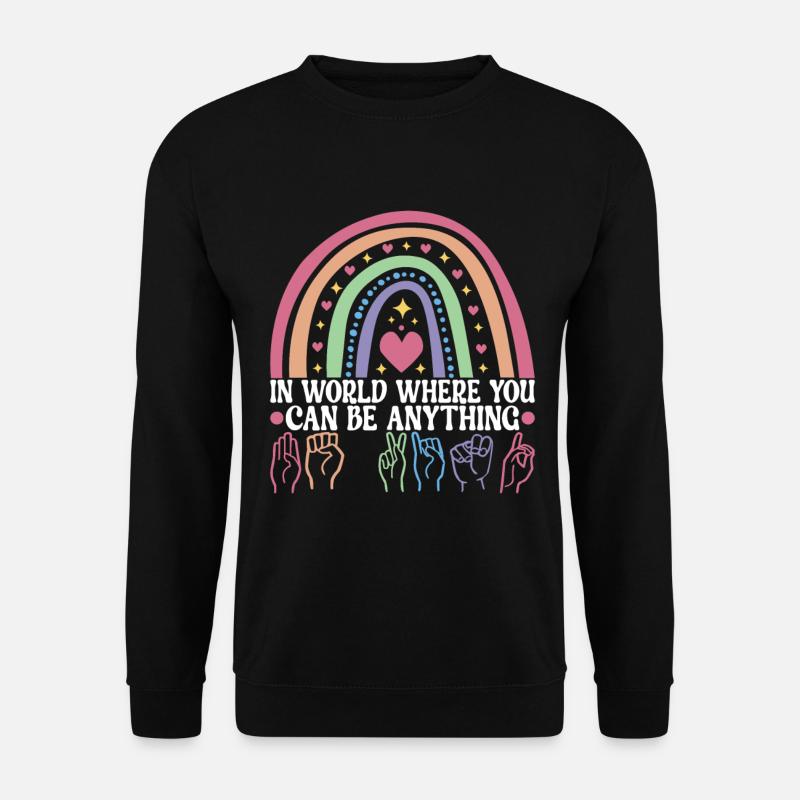 Deaf Deaf Mute Deaf - Unisex Sweatshirt - black