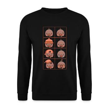 La Turquie face bénie, reconnaissante - Sweat-shirt Unisexe - noir - Devant - Alina (178cm) & Michal (187cm)