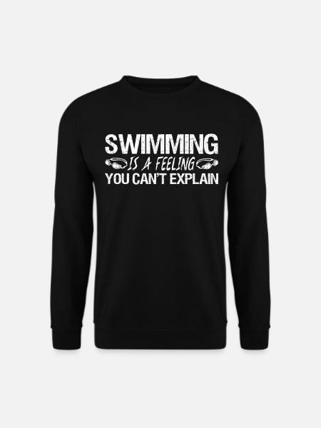 Schwimmer Schwimmen Spruch - Unisex Pullover - Schwarz
