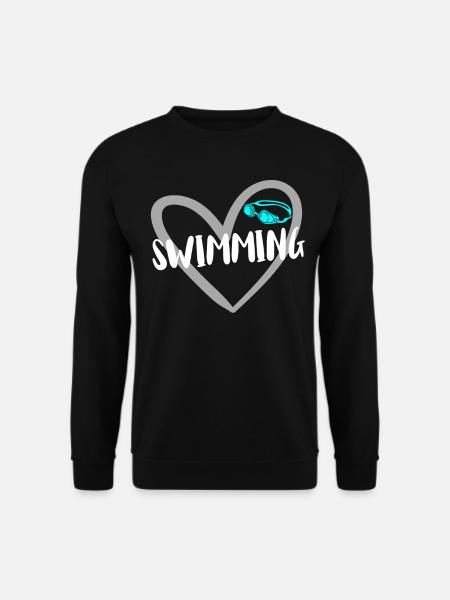 Schwimmer Schwimmen Spruch - Unisex Pullover - Schwarz