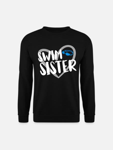 Schwimmer Schwimmen Spruch - Unisex Pullover - Schwarz