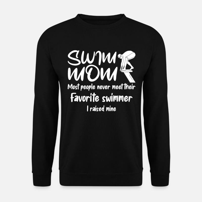 Schwimmer Schwimmen Spruch - Unisex Pullover - Schwarz