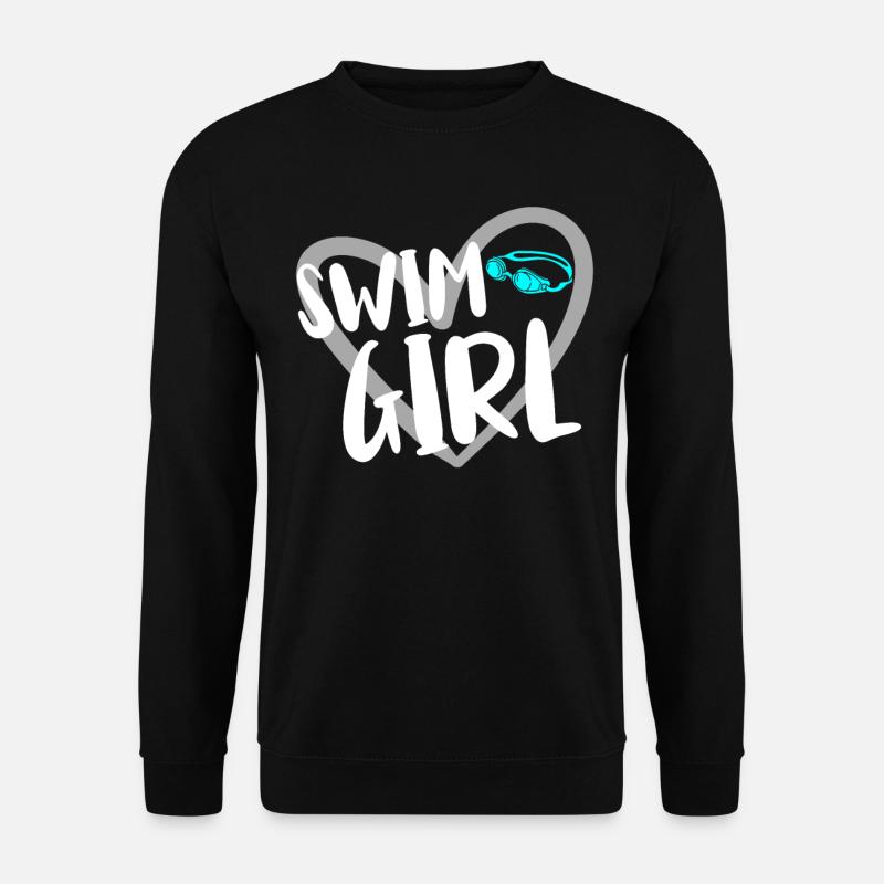 Schwimmer Schwimmen Spruch - Unisex Pullover - Schwarz