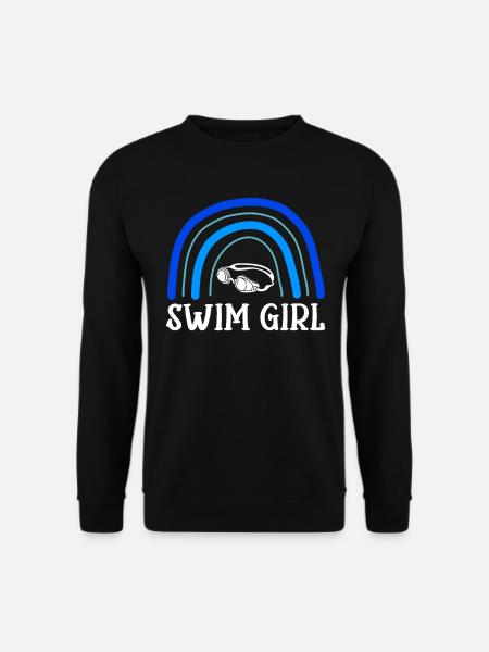 Schwimmer Schwimmen Spruch - Unisex Pullover - Schwarz