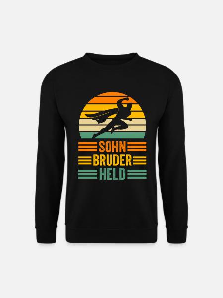 Geschwister Familie Brüder Bruder - Unisex Pullover - Schwarz