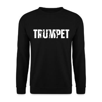 Trumpet Player Trumpet - Unisex Pullover - Schwarz - Vorne - Alina (178cm) & Michal (187cm)
