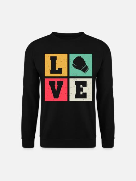 Kickboxing Boxing Martial Arts Boxing Fighter - LO - Unisex Pullover - Schwarz