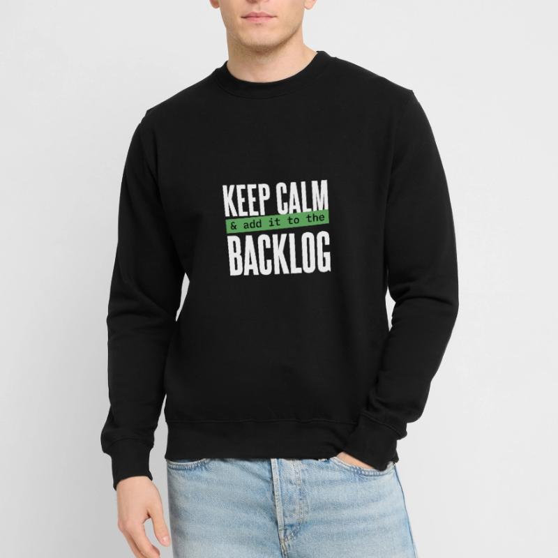 Programmierer - keep calm & add it to the backlog Unisex Pullover