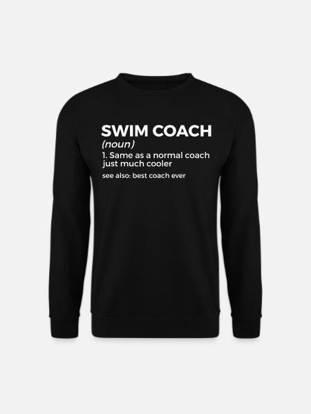 Schwimmer Schwimmen Spruch - Unisex Pullover - Schwarz