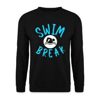 Nageur Nageant Dicton - Sweat-shirt Unisexe - noir - Devant - Alina (178cm) & Michal (187cm)