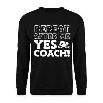 Nageur Nageant Dicton - Sweat-shirt Unisexe - noir - Devant - Alina (178cm) & Michal (187cm)