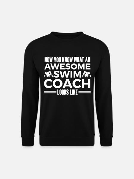 Schwimmer Schwimmen Spruch - Unisex Pullover - Schwarz