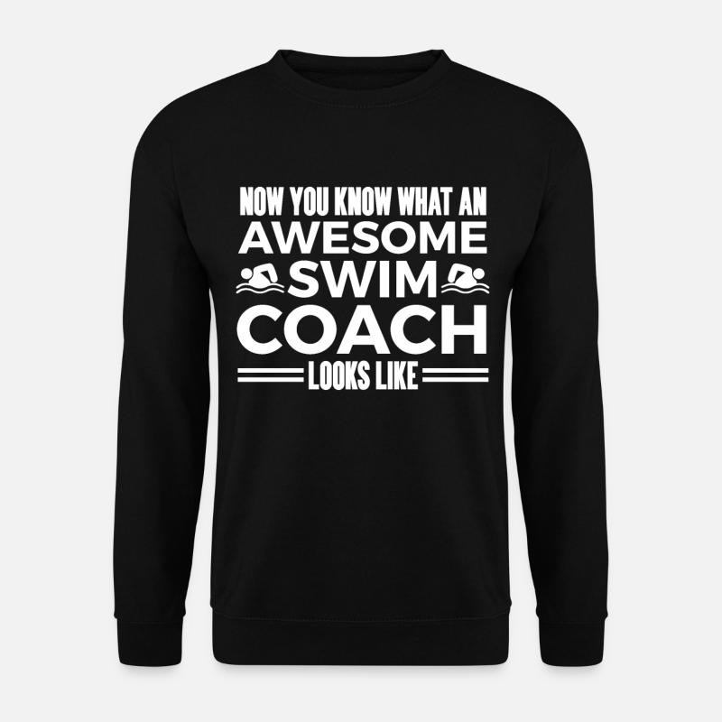 Schwimmer Schwimmen Spruch - Unisex Pullover - Schwarz