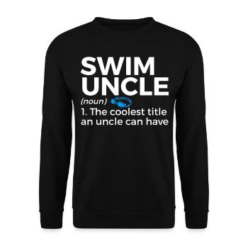 Nageur Nageant Dicton - Sweat-shirt Unisexe - noir - Devant - Alina (178cm) & Michal (187cm)