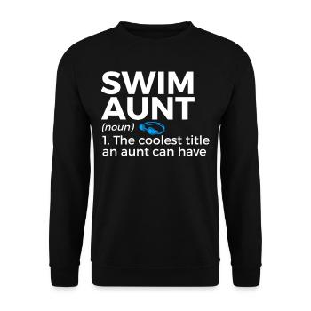 Nageur Nageant Dicton - Sweat-shirt Unisexe - noir - Devant - Alina (178cm) & Michal (187cm)