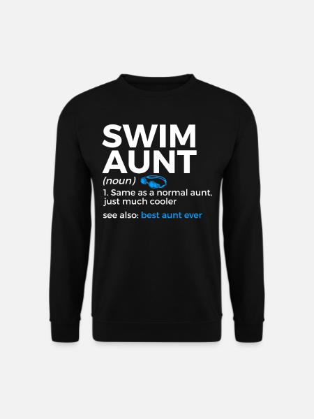Schwimmer Schwimmen Spruch - Unisex Pullover - Schwarz