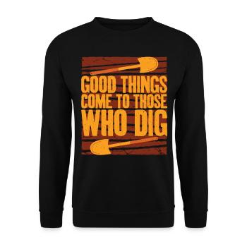 Those who have Egyptian - Unisex Sweatshirt - black - Front - Alina (178cm) & Michal (187cm)