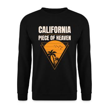 Californie États-Unis État d’Amérique Voyage Californien - Sweat-shirt Unisexe - noir - Devant - Alina (178cm) & Michal (187cm)