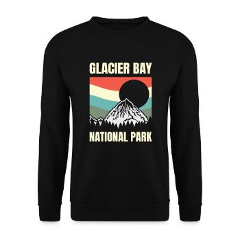 Parc national de Glacier Bay Alaska États-Unis Alaska - Sweat-shirt Unisexe - noir - Devant - Alina (178cm) & Michal (187cm)