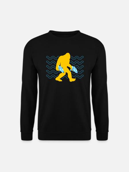 Bigfoot Believer Wasserpistole Spritzpistole - Unisex Pullover - Schwarz