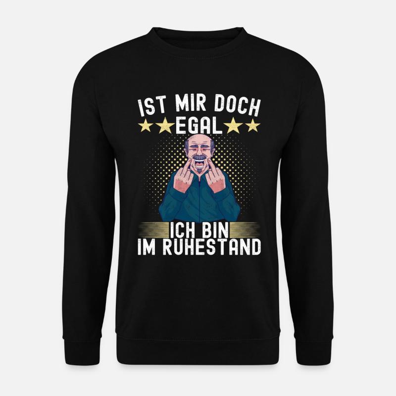 Ruhestand Rente - Unisex Pullover - Schwarz