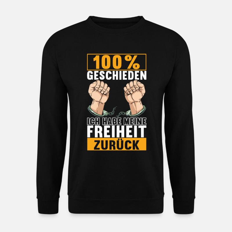 Geschieden Scheidung - Unisex Pullover - Schwarz