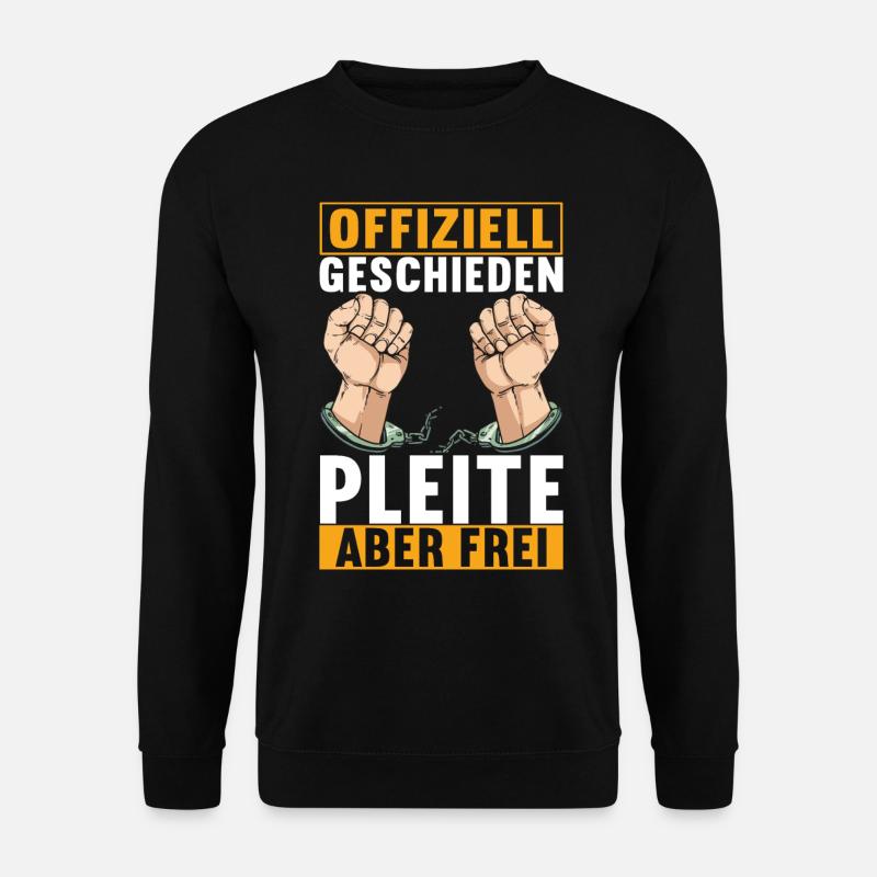 Geschieden Scheidung - Unisex Pullover - Schwarz