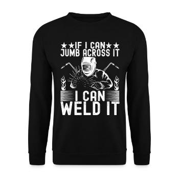 Soudage par soudeur - Sweat-shirt Unisexe - noir - Devant - Alina (178cm) & Michal (187cm)