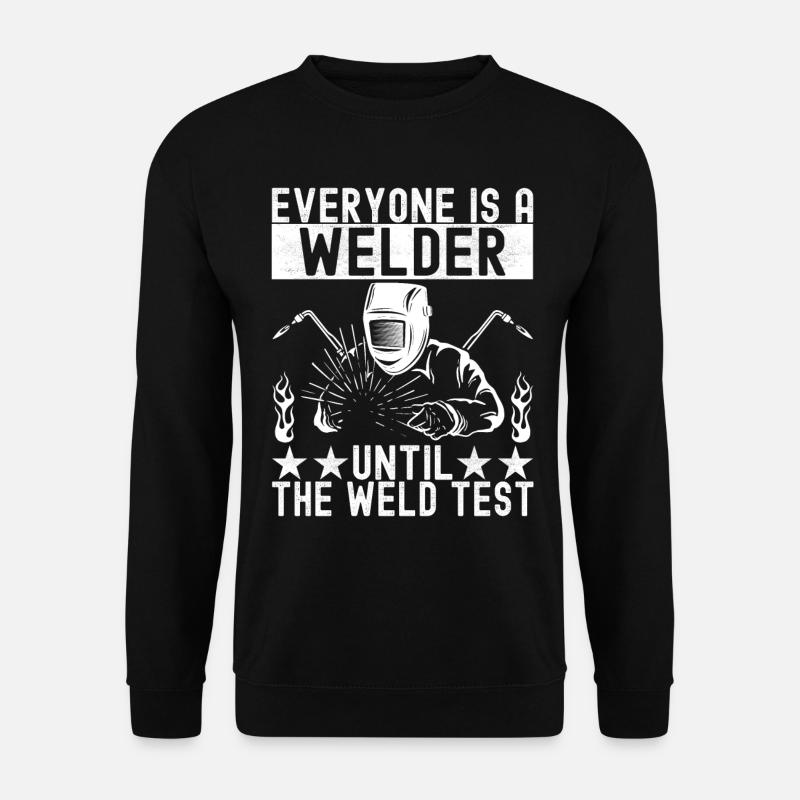 Welder welding - Unisex Sweatshirt - black